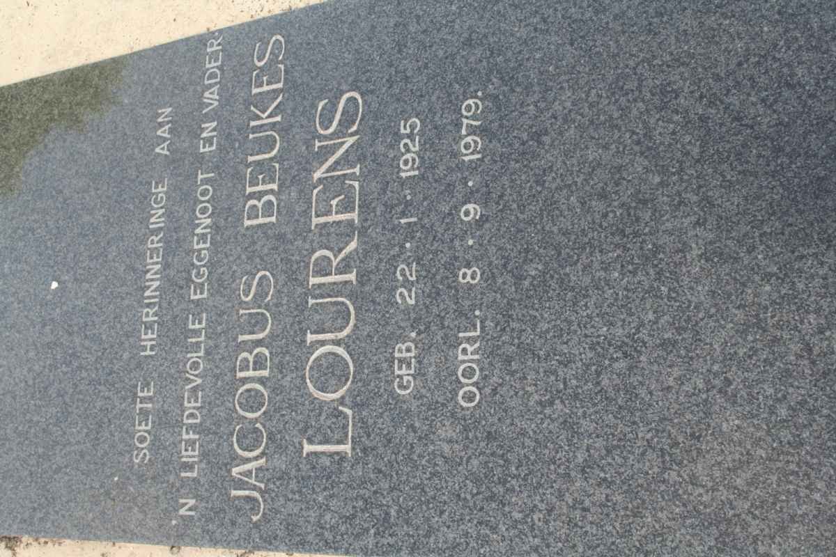 LOURENS Jacobus Beukes 1925-1979