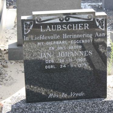 LAUBSCHER Jan Johannes 1905-1979