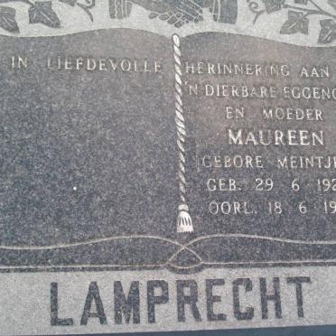 LAMPRECHT Maureen nee MEINTJES 1929-1981