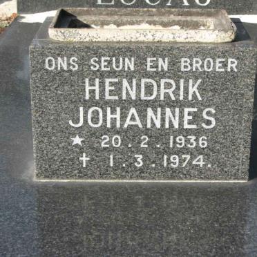 LUCAS Hendrik Johannes Jacobus 1912-1988 &amp; Anna Catharina Jacoba 1916-1973 :: LUCAS Hendrik Johannes 1936-1974