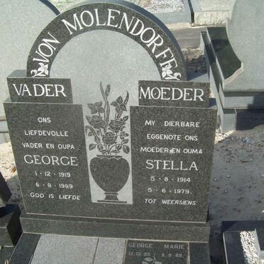 MOLENDORFF George, von 1919-1989 &amp; Stella 1914-1979