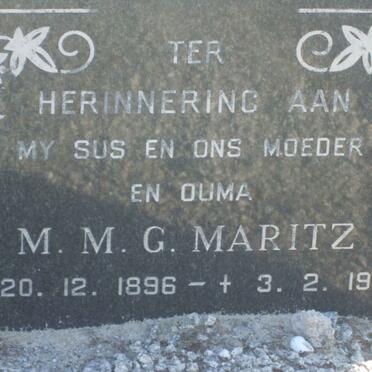MARITZ M.M.G. 1896-1973