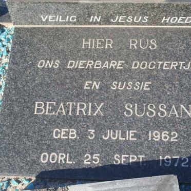 MAREE Beatrix Susanna 1962-1972