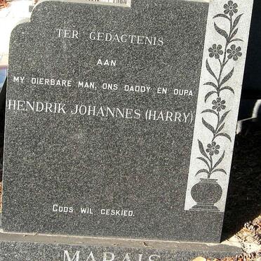 MARAIS Hendrik Johannes