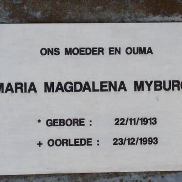 MYBURGH Maria Magdalena 1913-1993