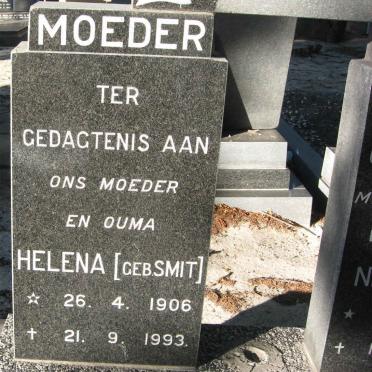 MOSTERT Helena nee SMIT 1906-1993