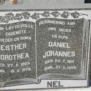NEL Daniel Johannes 1910-1999 &amp; Hester Dorothea 1903-1979