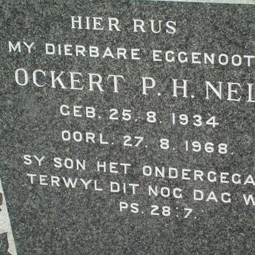 NEL Ockert P.H. 1934-1968