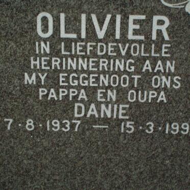 OLIVIER Danie 1937-1993