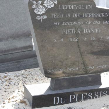 PLESSIS Pieter Daniel, du 1922-1974