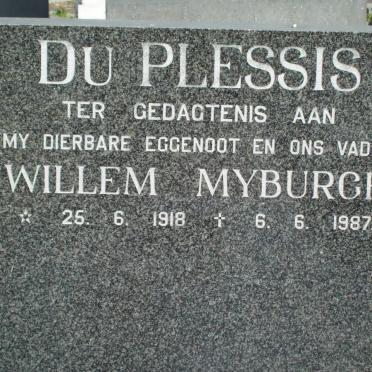 PLESSIS Willem Myburgh, du 1918-1987