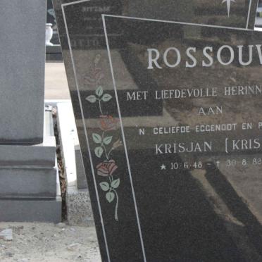 ROSSOUW Krisjan 1948-1982