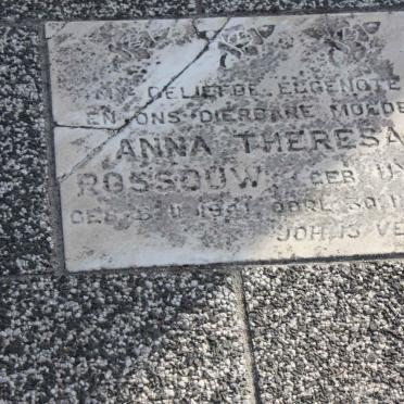 ROSSOUW Anna Theresa nee UYS 1941-1975
