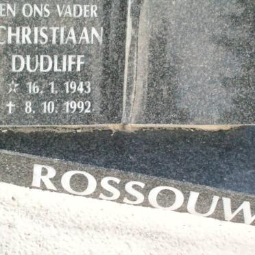 ROSSOUW Christiaan Dudliff 1943-1992