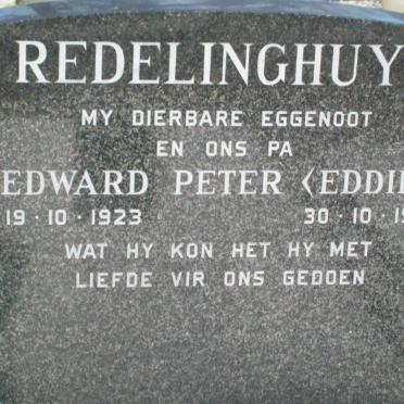 REDELINGHUYS Edward Peter 1923-1983