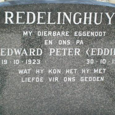 REDELINGHUYS Edward Peter 1923-1983