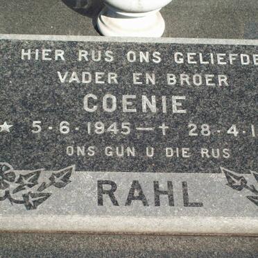 RAHL Coenie 1945-1983