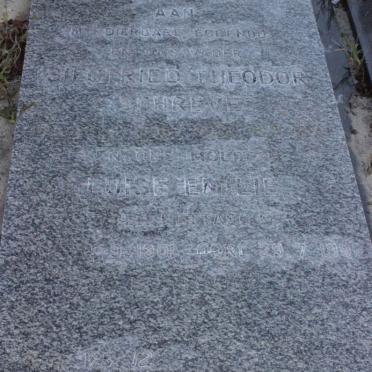 SCHREVE Siegfried Theodor &amp; Luise Emilie 1901-1991