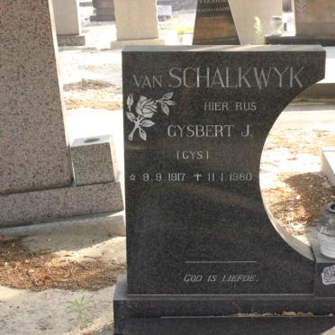 SCHALKWYK Gybert J., van 1917-1980