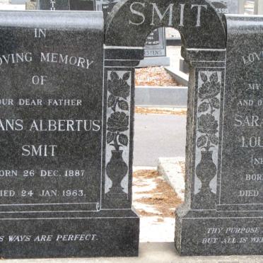 SMIT Frans Albertus 1887-1963 &amp; Sarah Jemima Louisa SMITH 1891-1953