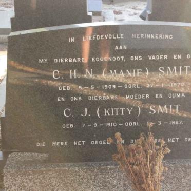 SMIT C.H.N. 1909-1972 &amp; C.J. 1910-1987