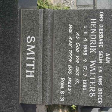 SMITH Hendrik Walters 1958-1980