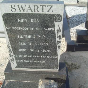 SWARTZ Hendrik P.C. 1905-1972
