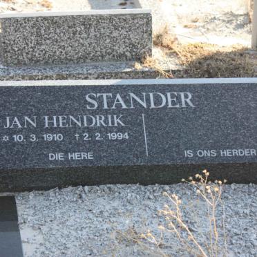 STANDER Jan Hendrik 1910-1994