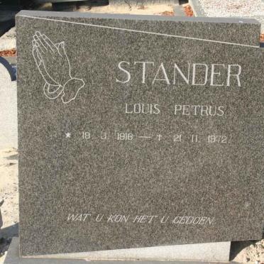 STANDER Louis Petrus 1916-1972