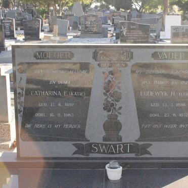 SWART Lodewyk H. 1888-1972 &amp; Catharina E. 1892-1983