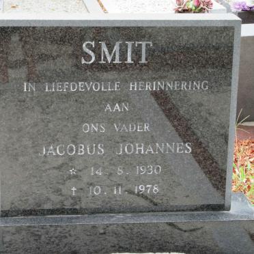 SMIT Jacobus Johannes 1930-1978