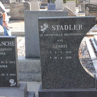 STADLER Gerrit 1933-1979