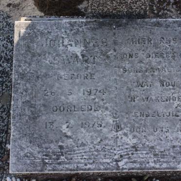 SWART Johannes 1974-1975