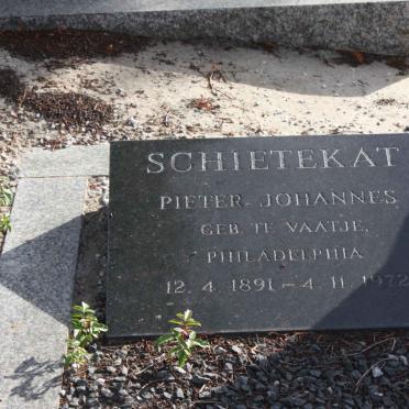 SCHIETEKAT Pieter Johannes 1891-1972