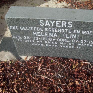 SAYERS Helena 1938-1993