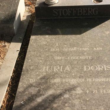 STOFFBERG Juria Doris 1924-1980