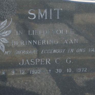 SMIT Jasper C.G. 1922-1972