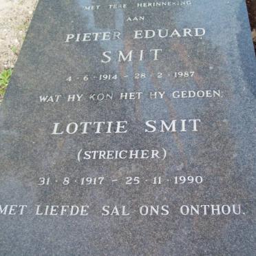 SMIT Pieter Eduard 1914-1987 &amp; Lottie STREICHER 1917-1990