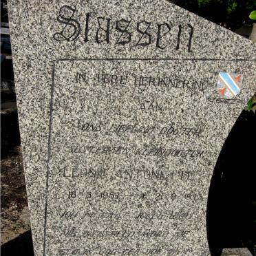 STASSEN Leonie Antonette 1957-1973