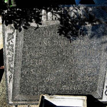 THERON Jacobus Petrus 1900-1980 &amp; Dorothea Maria 1919-1993