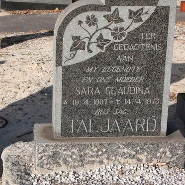 TALJAARD Sara Glaudina 1907-1973