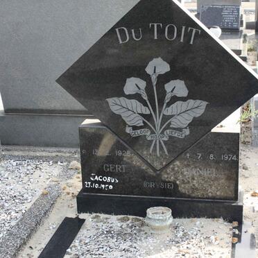 TOIT Gert Daniel, du 1928-1974 :: DU TOIT Jacobus 195?