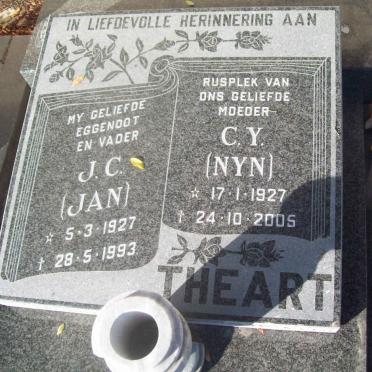 THEART J.C. 1927-1993 &amp; C.Y. 1927-2005