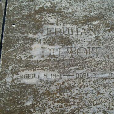 TOIT Fruhan, du 1981-1981