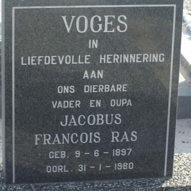 VOGES Jacobus Francois Ras 1897-1980