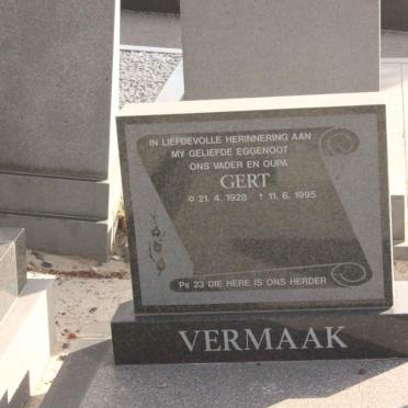 VERMAAK Gert 1928-1995