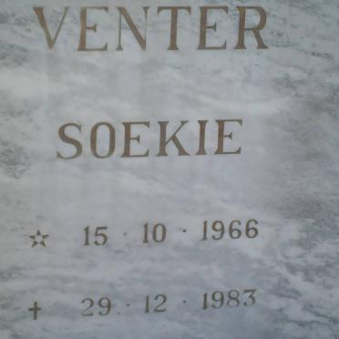 VENTER Soekie 1966-1983