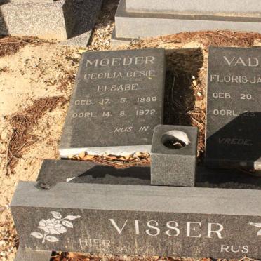 VISSER Floris Jacobus 1892-1973 &amp; Cecilia Gesie Elsabe 1889-1972