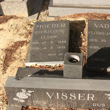 VISSER Floris Jacobus 1892-1973 &amp; Cecilia Gesie Elsabe 1889-1972
