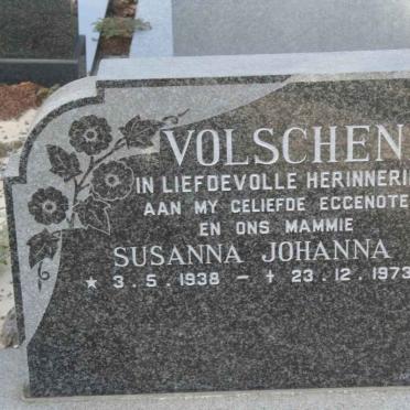 VOLSCHENK Susanna Johanna 1938-1973